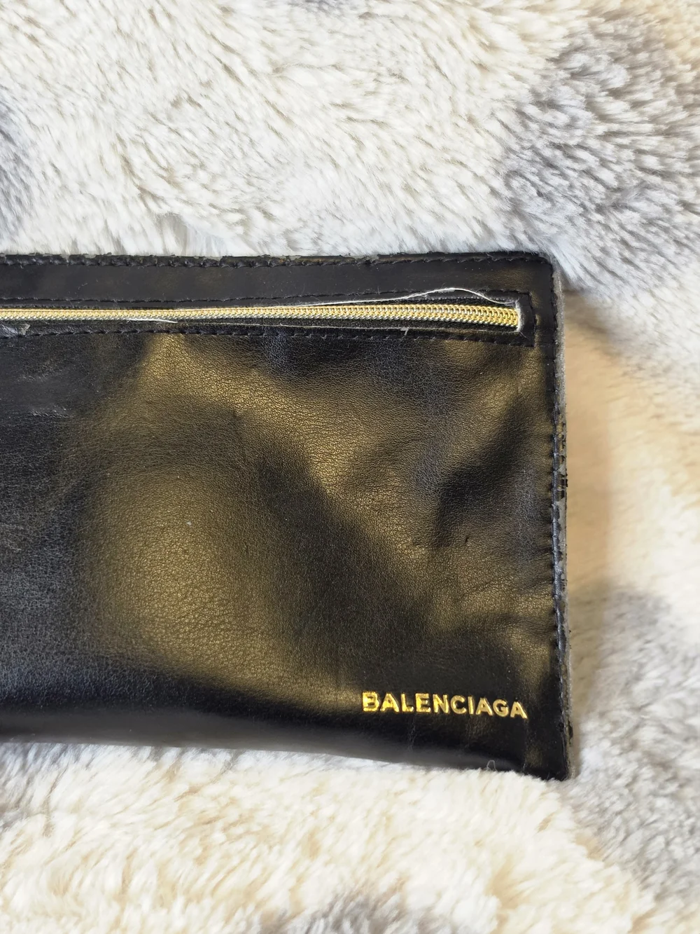 Balenciaga Gold Frame Black Gradient Lens Women's Sunglasses